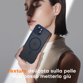 Magnetic for iPhone 15 Plus Case, Upgraded [Full Camera Protection] [Compatible with Magsafe] [15FT Military Grade Tested] Bumper for iPhone 15 Plus 6.7 Inch, Blue